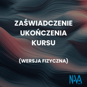 Fizyczne Świadectwo - Certyfikat