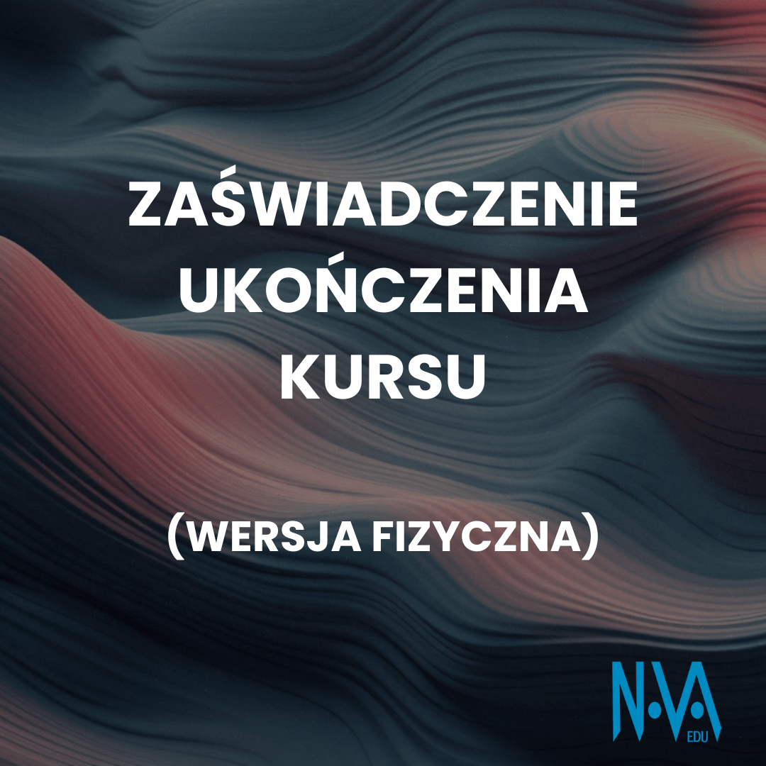 Fizyczne Świadectwo - Certyfikat